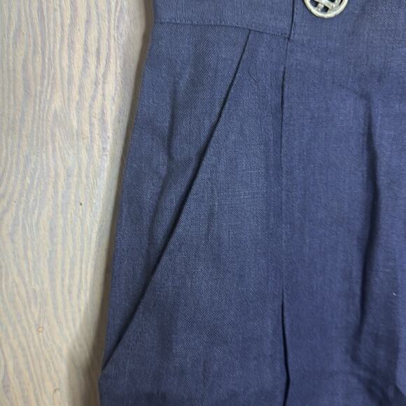 Vintage NWT Umberto Ginocchietti Women's Navy Blue Midi Skirt - Picture 4 of 7